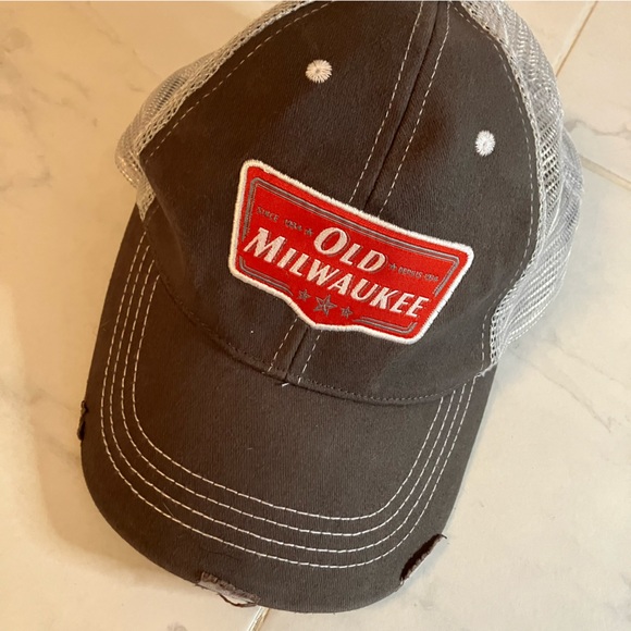 Other - Old Milwaukee beer grey baseball hat